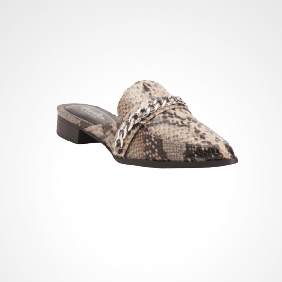 🌸New🌸 Charles Mules with Chain Detail Shoes 8.5 - Picture 1 of 8